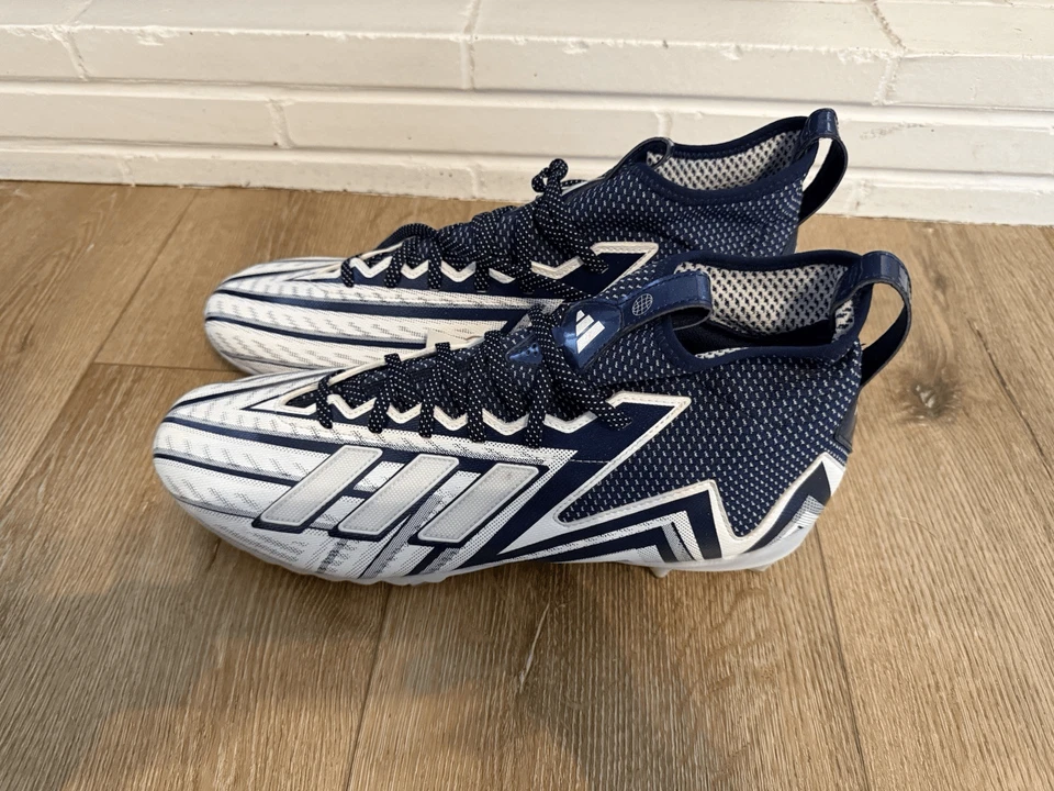 Adidas Freak Ultra 23 Inline Men Size 17 White Blue Football Cleats HP2452 NEW - Image 2 of 4