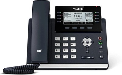 Yealink T43U IP Phone, 12 Voip Accounts. 3.7-Inch Graphical Display. Dual USB 2.
