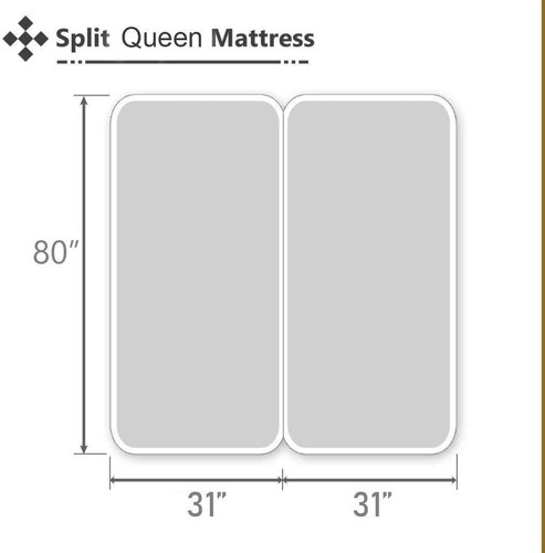 Split California King Sheet Set for Adjustable Beds, 7-Piece 100% Cotton Bedd... - Picture 7 of 7
