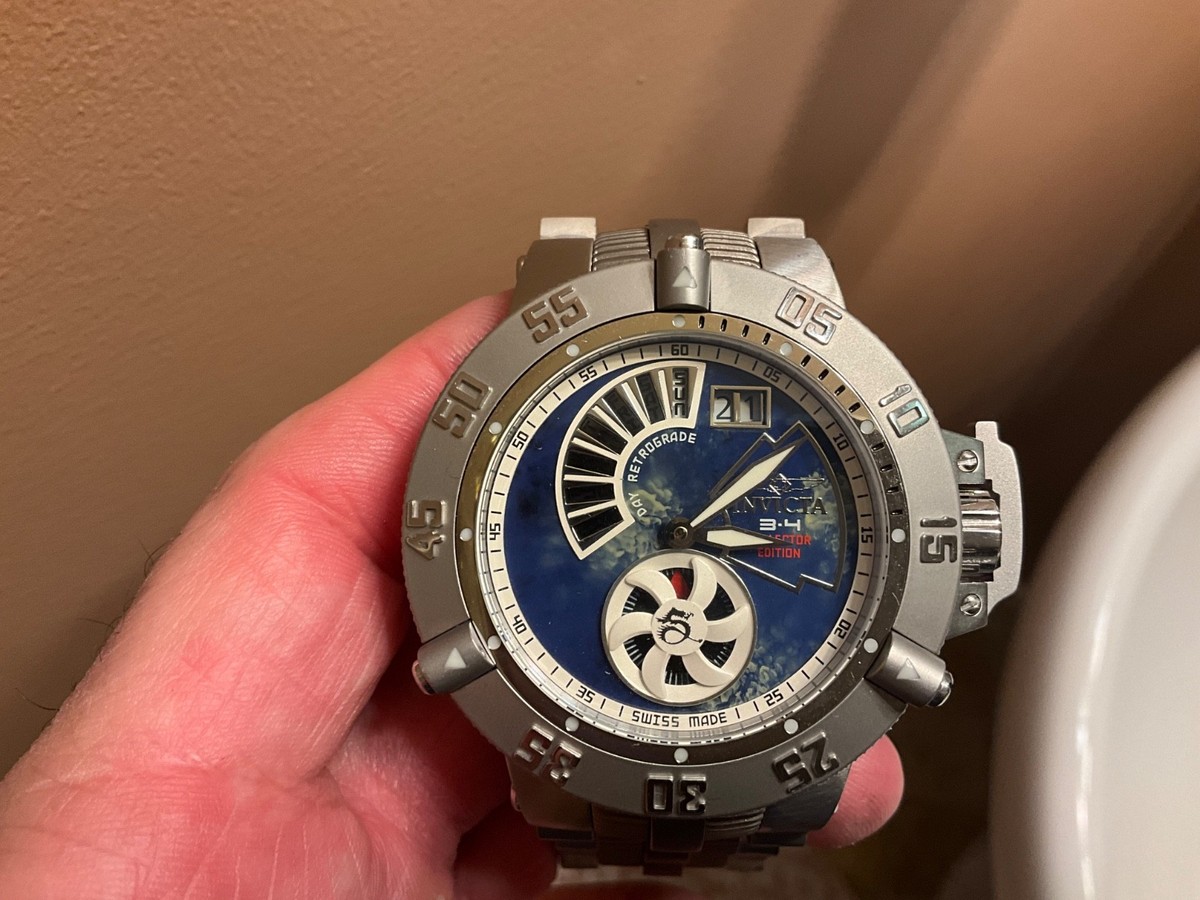 INVICTA SWISS MADE SUBAQUA NOMA III 3.4 MODEL 6696 LE#240/500 BLUE
