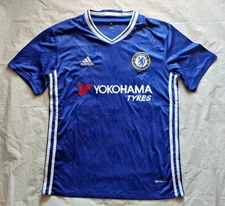 Yokohama Tyres Chelsea Football Club Adidas Soccer Jersey - MEN's Size Small / S