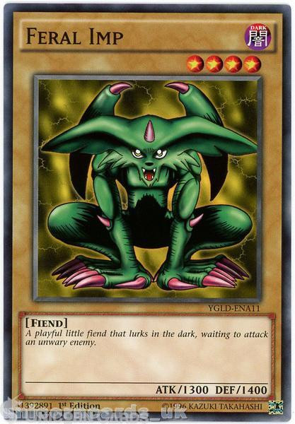 YGLD-ENA11 Feral Imp 1st edition Mint YuGiOh Card