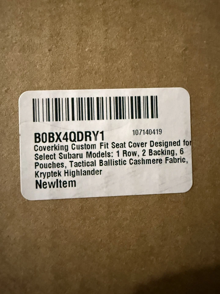Fundas de asiento personalizadas CoverKing para Subaru Forester 2014-2018 primera fila Foto 3 de 4