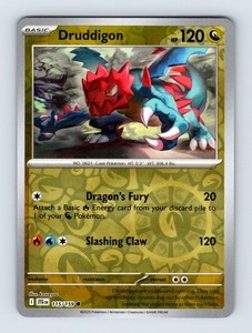 druddigon pokemon card value POKMON GAME S8b 209/184 CHR Colorless Dragon Claw (100) Weakness Fairy 2 Resistance None None Retreat Cost Druddigon - 113/172 - Reverse