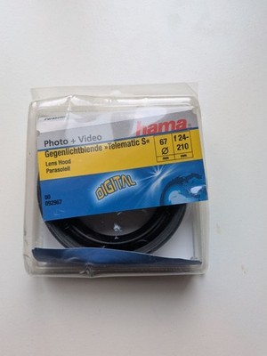 Hama Gegenlichtblende Telematic S (00092967) - 67 mm Durchmesser - f 24 - 210 mm