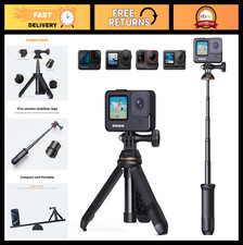 33.5cm Mini Desktop Selfie Stick Tripod - Portable Vlog Handle for Action Camera