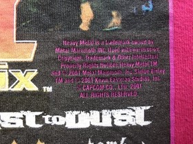 Dreamcast Heavy Metal Geomatrix T-shirt Metal Hurlant Vintage Used