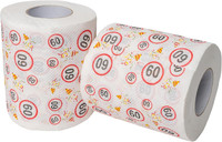 Happy Birthday Klopapier, FüR Den 60. Geburtstag, 2 Rollen, Party Dekoration Und