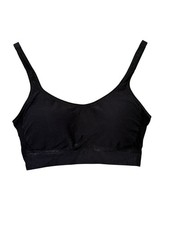 Underoutfit Wireless Comfort Bra Black Adjustable Straps Size L