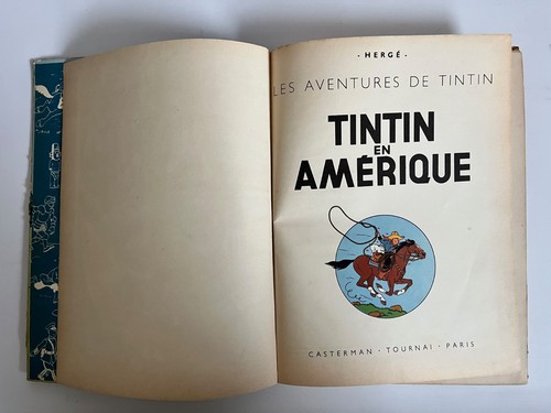 HERGE - ALBUM TINTIN EN AMERIQUE - B1 - EO COULEUR - CASTERMAN - 1946 - Picture 6 of 24