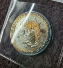1989 American Eagle Silver Dollar $1 🌈Toned🌈#2