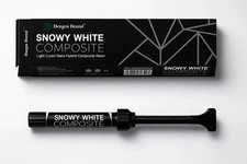 Dental SNOWY WHITE Light Cured Nano Hybrid Restorative Composite 4g BLEACH SHADE