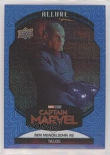 2022 Upper Deck Marvel Allure Blue Line 15/35 as Talos Ben Mendelsohn #90 10nw