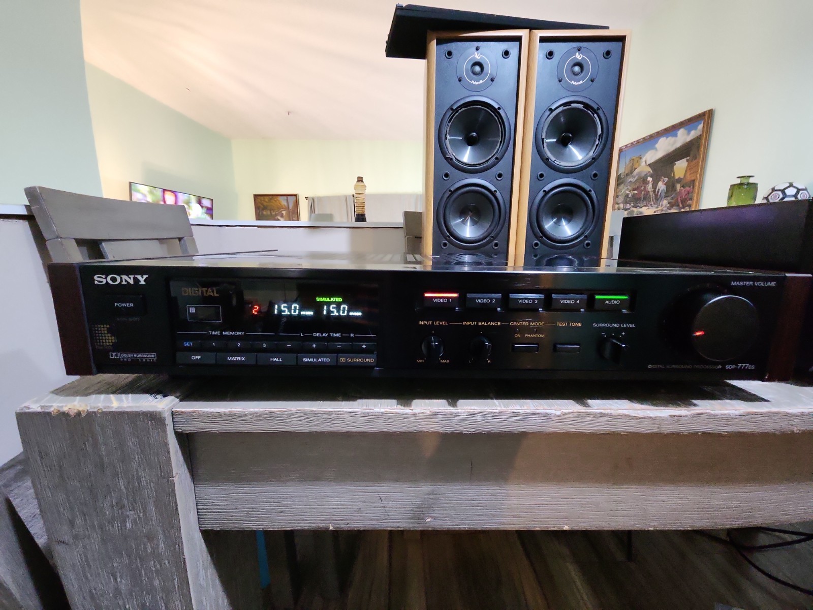 SONY SDP-777ES Digital Surround Processor  Tested Working