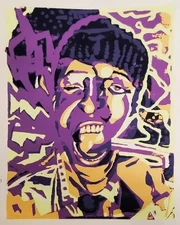 Original 12x15" Screen Print on Paper "Emotions" Artist Signed