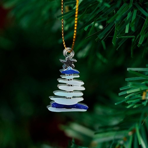 Sea Glass Christmas Tree Advent Calendar Acrylic A U* - Picture 12 of 18