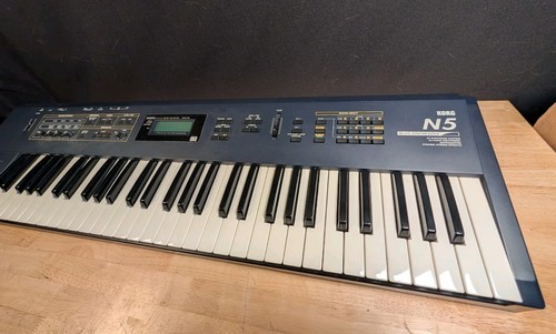 Korg N5 Music Synthesizer 61-Key Keyboard Workstation AC Adapter Tested Working