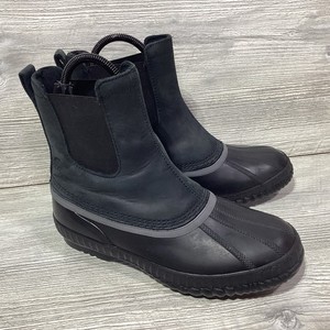 Sorel Ace Chelsea Boots Mens 10 Black Leather Waterproof Lug Sole‎ Winter Sorel Men main image 4