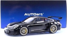 AUTOart 1/18 Porsche 911 991.2 GT2 RS Weissach Package Black Carbon Model New
