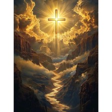 Cross Religious Diamond Art Kits for Adults,Jesus Christ Diamond Painting Kit...