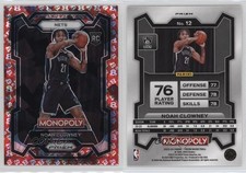 2023-24 Panini Prizm Monopoly Free Parking Prizm Noah Clowney #12 Rookie RC