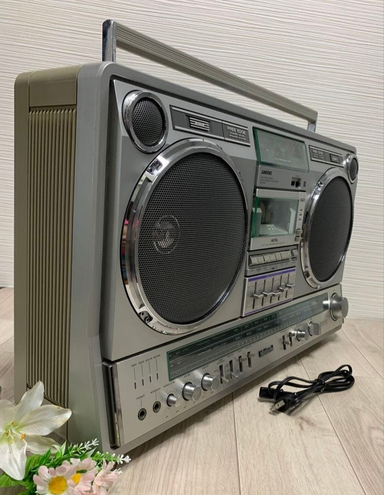 National RX-5350 大型ラジカセ 動作品 ベルト交換済 80年代 National RX-5350 大型ラジカセ 動作品 ベルト交換済 80年代