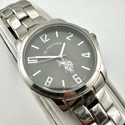 U.S. POLO ASSN. Men's Watch USC80041 - SS Caseback - Has New Battery Installed