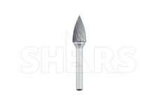 Shars 1/2 x 1" Double Cut Tree Shape Pointed Carbide Burr SG-5 New !{