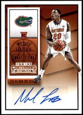 2015 Panini Contenders Draft #128 Michael Frazier II Draft Ticket Auto Red E1