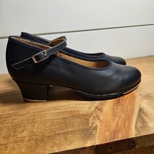NEW Bloch Showtapper Techno Tap Shoes Black Leather Mary Jane Size 6 X S0323L