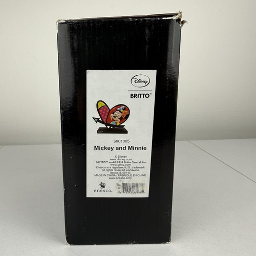 Disney Romero Britto Minnie Mickey Mouse Herz Symbol Plakette Figur 6001005 - Bild 19 von 23