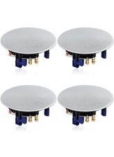 Herdio 320 Watts 2 Way Flush Mount in Ceiling Speakers 4 Inches for...