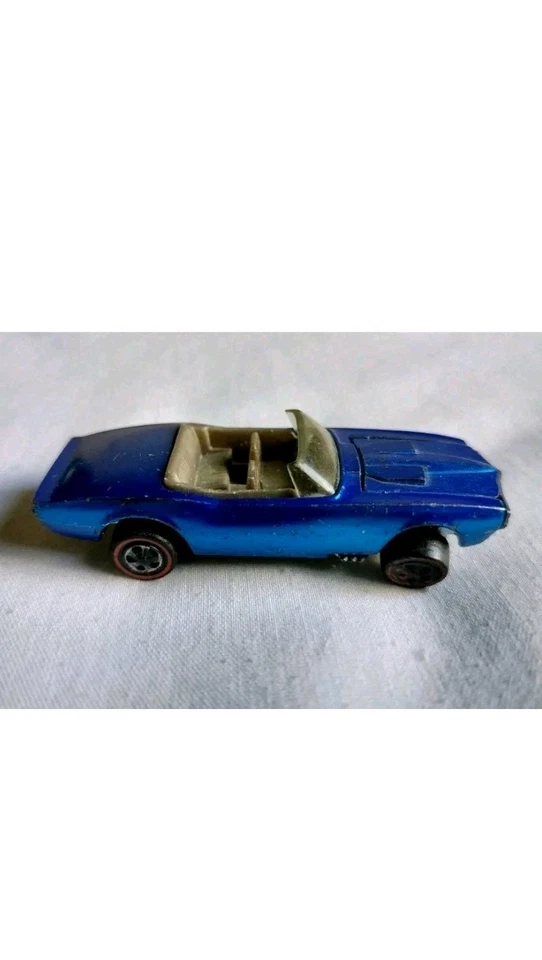 De colección 1968 Hot Wheels Redline Custom Firebird Blue EE. UU. con daños en la parte delantera Foto 2 de 4