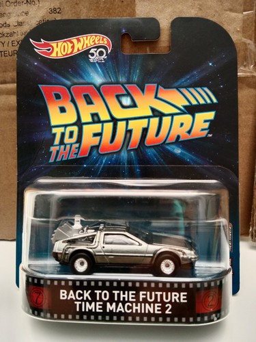 Hot Wheels Retro BACK TO THE FUTURE TIME MACHINE 2 REGRESO AL FUTURO 2 Edit - Imagen 1 de 11