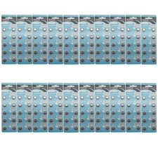 200 PCS Alkaline AG13 LR44 A76 Button Cell Batteries for Watches, Toys, Remotes