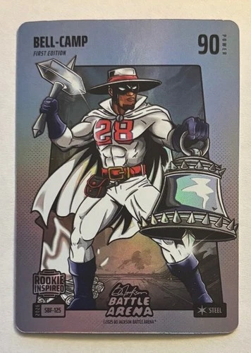 2026 Bo Jackson Battle Arena Bell-Camp Silver Foil Steel SBF-125