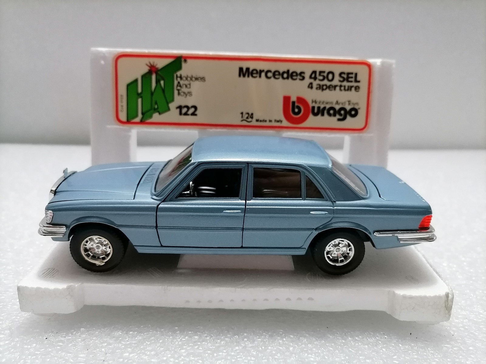 MERCEDES-BENZ 450 SEL - Vintage model Scala 1/24 bburago Hat Italy 1977