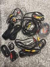 Lot of 8 assorted  RCA Audio Video Cables Var...