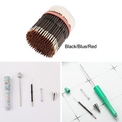 200 Stück 1,0 mm einziehbare Kugelschreiber-Nachfüllungen,