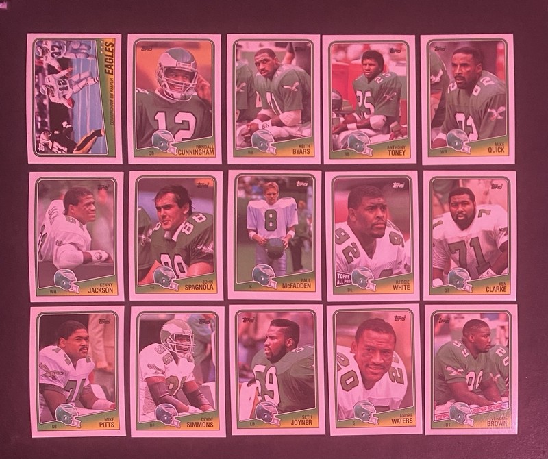 1988 Topps Eagles Team Set