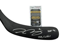 Peter Forsberg Signed Inscribed 1995 Calder Quebec Nordiques Stick JSA COA