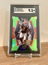 2021 Panini Select Premier • JA’MARR CHASE #147 • NEON GREEN Prizm /49 SGC Mint+