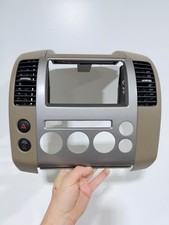 2005-2012 Nissan Pathfinder Center Dash Radio Climate Control Bezel Trim Oem Tan