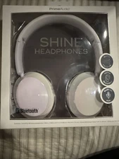 Prime Audio Shine Headphones With Bluetooth And Built-in Mic White