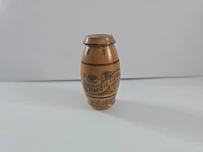 German Antique ASBRO Needle Case Wood Barrel Sewing, Pat 2001 ART. 740 w/Needles