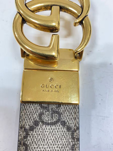 GUCCI Wendegürtel aus Leder mit BEG-Print, Damen, 659417 - Bild 3 von 5