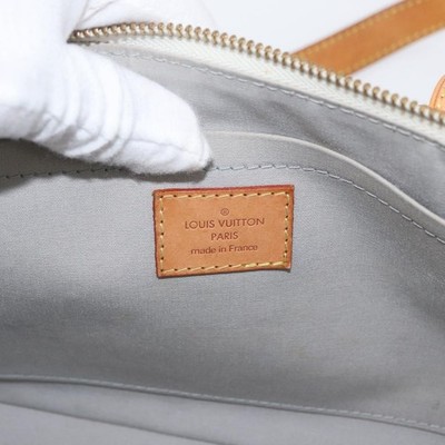 LOUIS VUITTON Monogram Vernis Rosewood Avenue Bag Perle M93508 LV