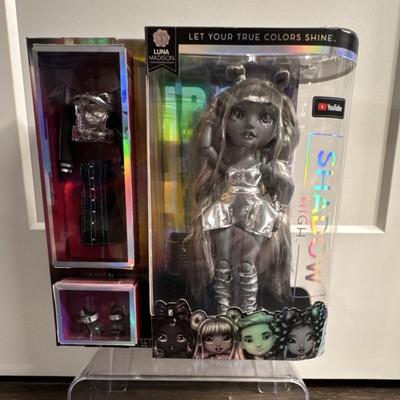 MGA Entertainment Shadow High Luna Madison Series 1 Fashion Doll Silver Outfit