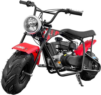 #ad XtremepowerUS 99cc Mini Dirt Bike Gas Powered 4 Stroke Pocket Bike Pit Red $489.95