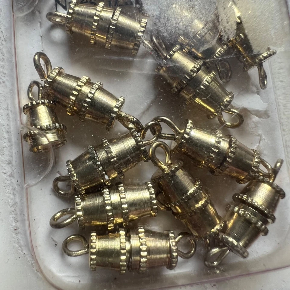 Lote de broches de joyería cierres de barril cinco hilos tubo barra cierre de palanca Foto 2 de 4